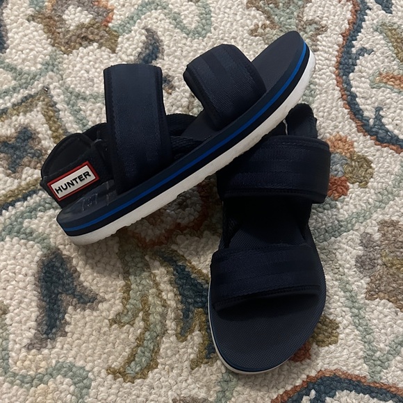 Hunter Navy Blue Women's Sandals - Picture 1 of 1
